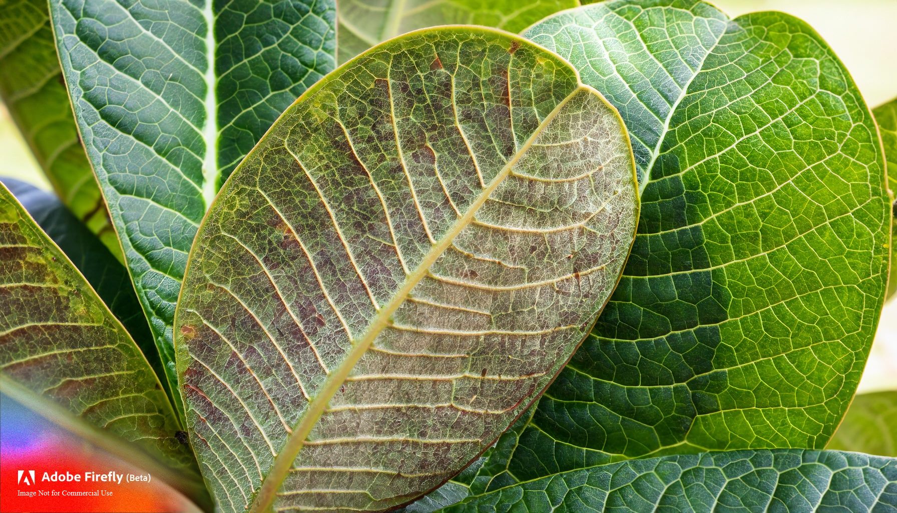 Plumeria Leaf Discoloration